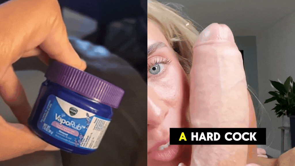 Vicks VapoRub trick for rock-hard erections military protocol